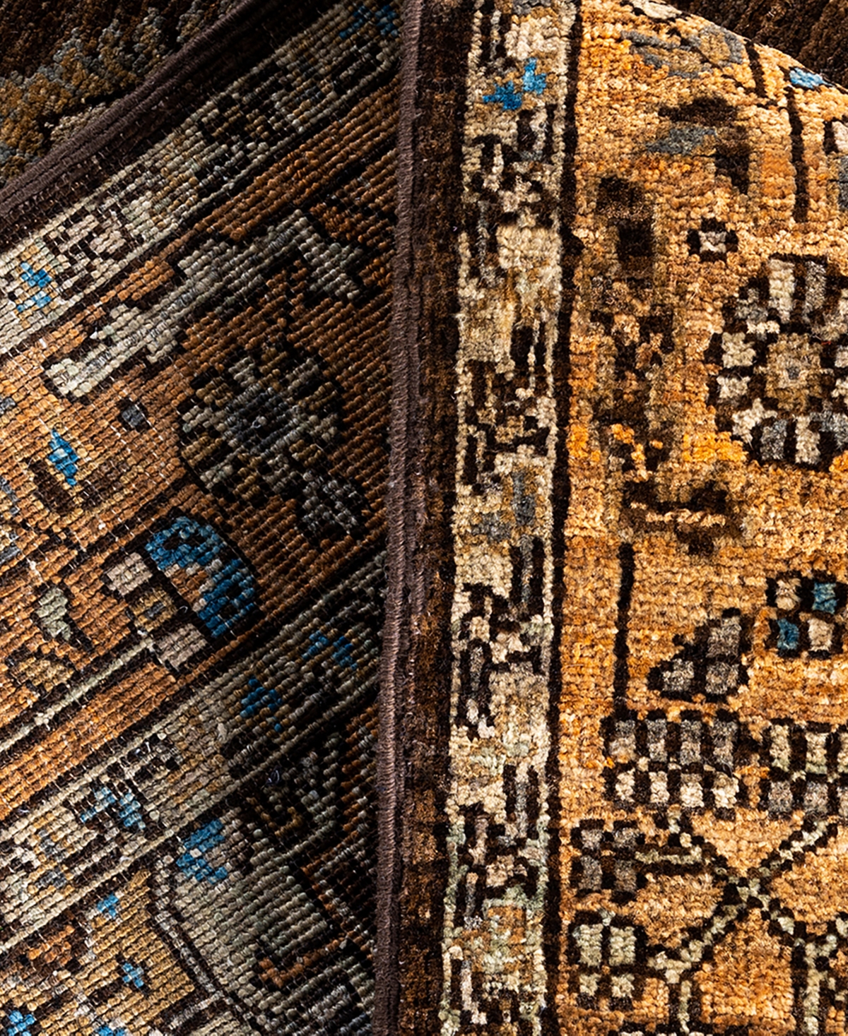Adorn Hand Woven Rugs Serapi 4'2"x5'6" Area Rug In Brown