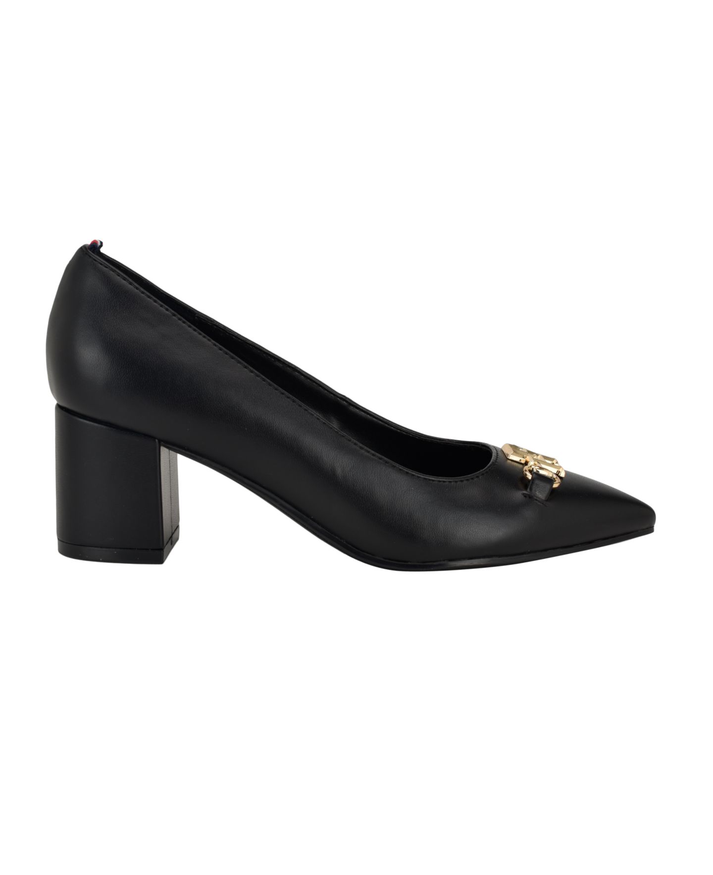 Женские туфли Tommy Hilfiger Nanya Block Heel Classic Pumps, цвет: Чёрный — фото 2
