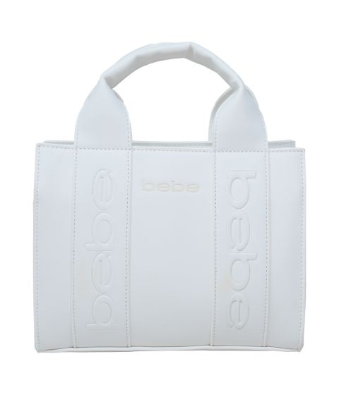 Женская сумка Bebe Hana Mini Satchel Crossbody, цвет: Белый