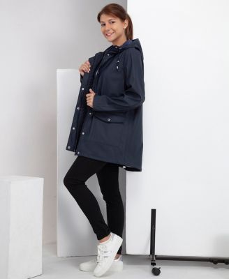 Women's Waterproof Rain Coat Rubberized Jacket
