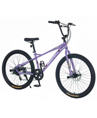 Streamdale Freestyle MTB Bike, 26", Purple, 7-Speed Shimano, Double Disc