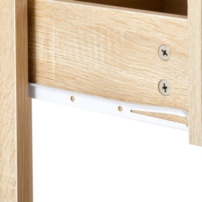 Streamdale Natural Rattan End Table with Drawer