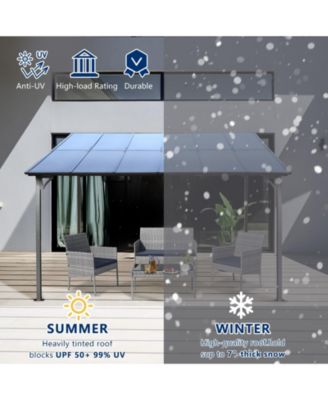 Premium Wall-Mounted Lean-To Awning Durable, Versatile Outdoor Shelter