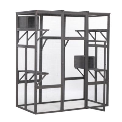 Streamdale Extra Large Cat Cage - Gray
