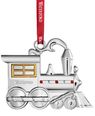 Waterford - Silver 2015 Train Engine Ornament