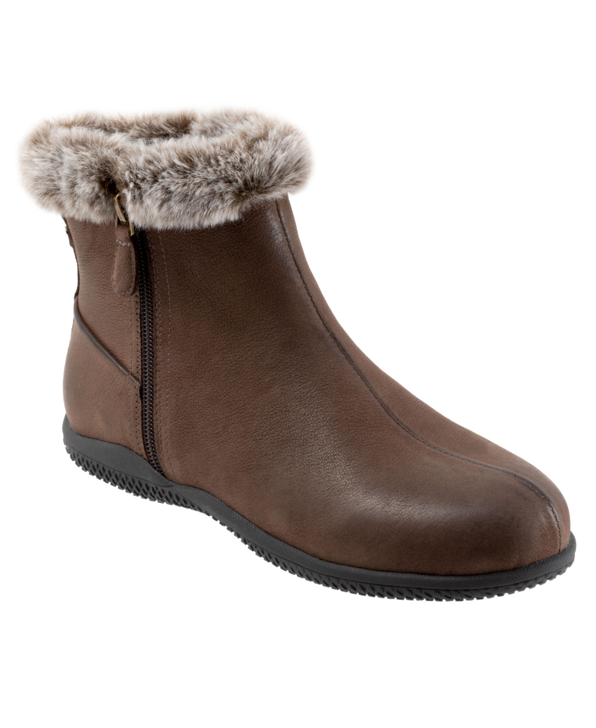 Helena Boot - Dark brown suede