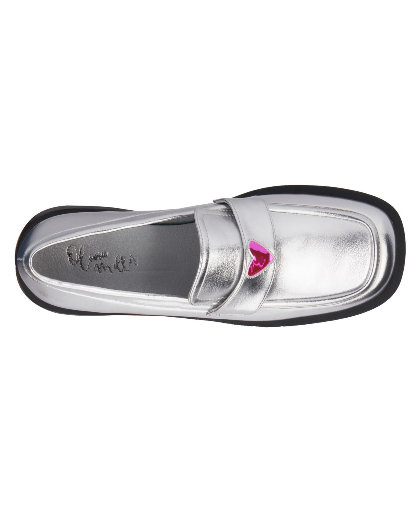 Женские туфли Olivia Miller Luminaries Casual Loafer, цвет: Серебряный — фото 2