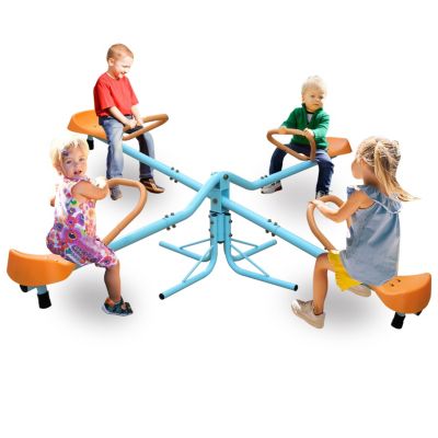 Streamdale Kids Outdoor Spinning Seesaw and Swivel Teeter Totter