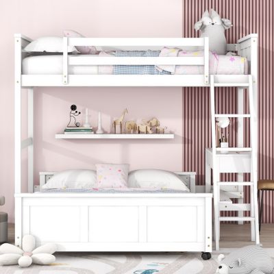 Twin Over Full Bunk Bed With