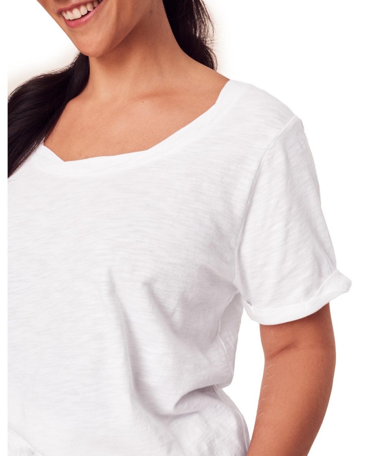 Adore Me Plus Size Gabriella Cotton T-Shirt