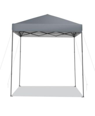 6.6 x 6.6 Feet Outdoor Pop-up Canopy Tent with UPF 50+ Sun Protection