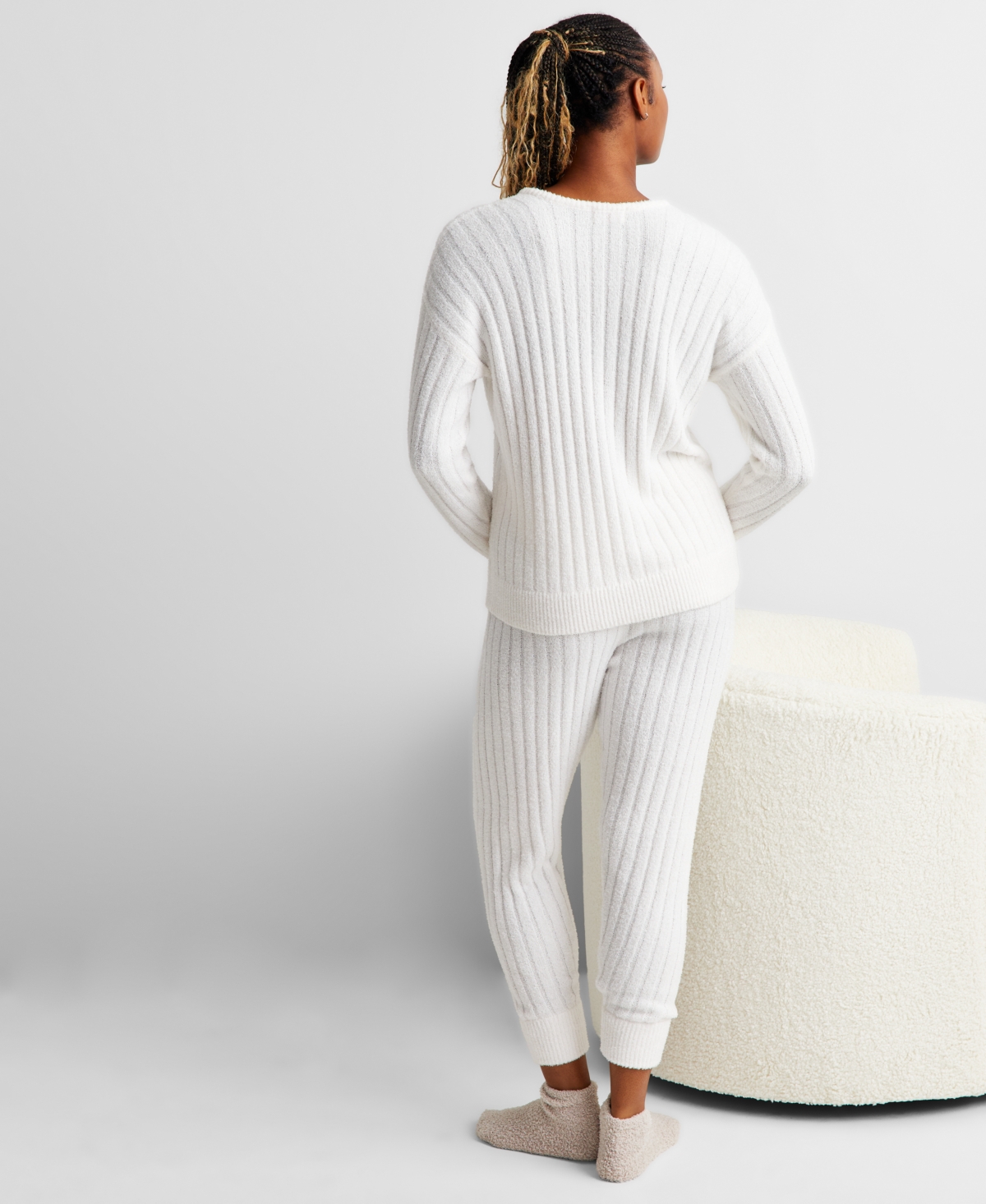 State of Day Women's Indulge & Rest Chenille Packaged Loungewear Set, Created for Macy's