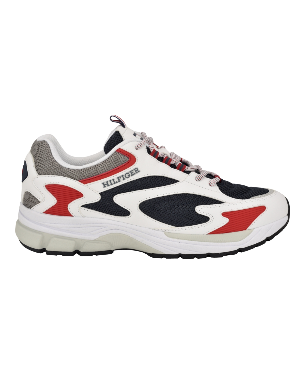 Tommy Hilfiger Men's Parana Fashion Lace Up Sneakers -red/navy Multi