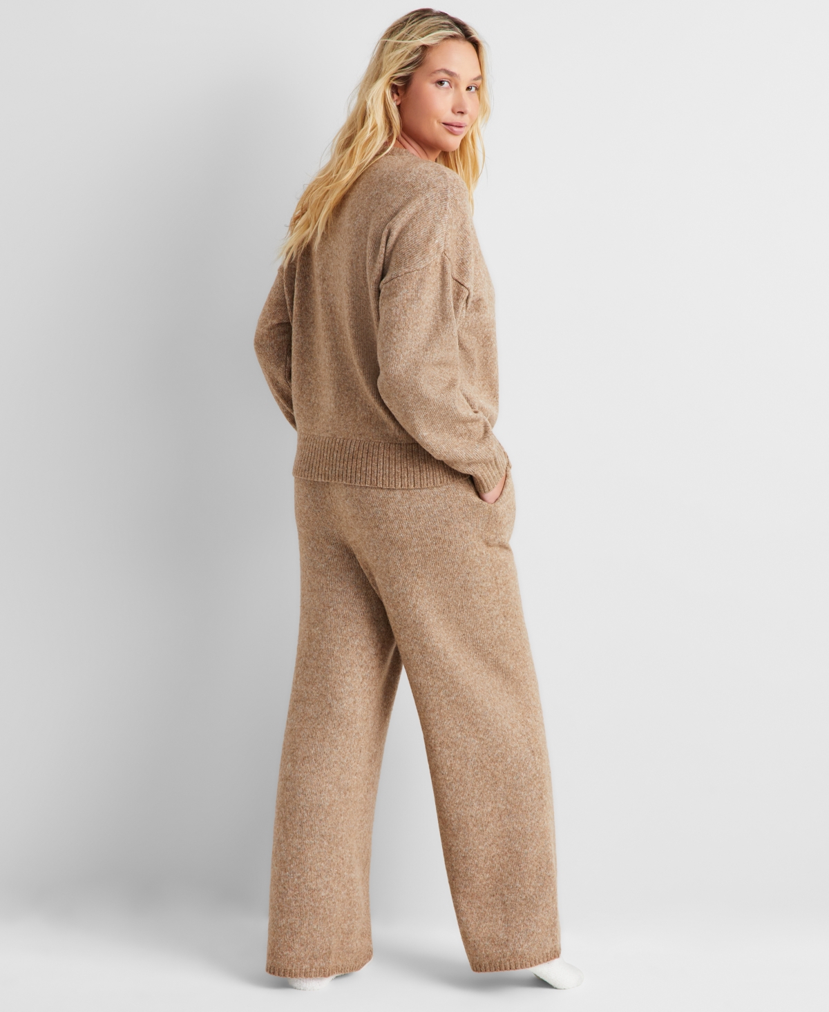 State of Day Women's Indulge & Rest Sweater Loungewear Set, Created for Macy's
