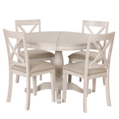 Modern Round Dining Set for 4