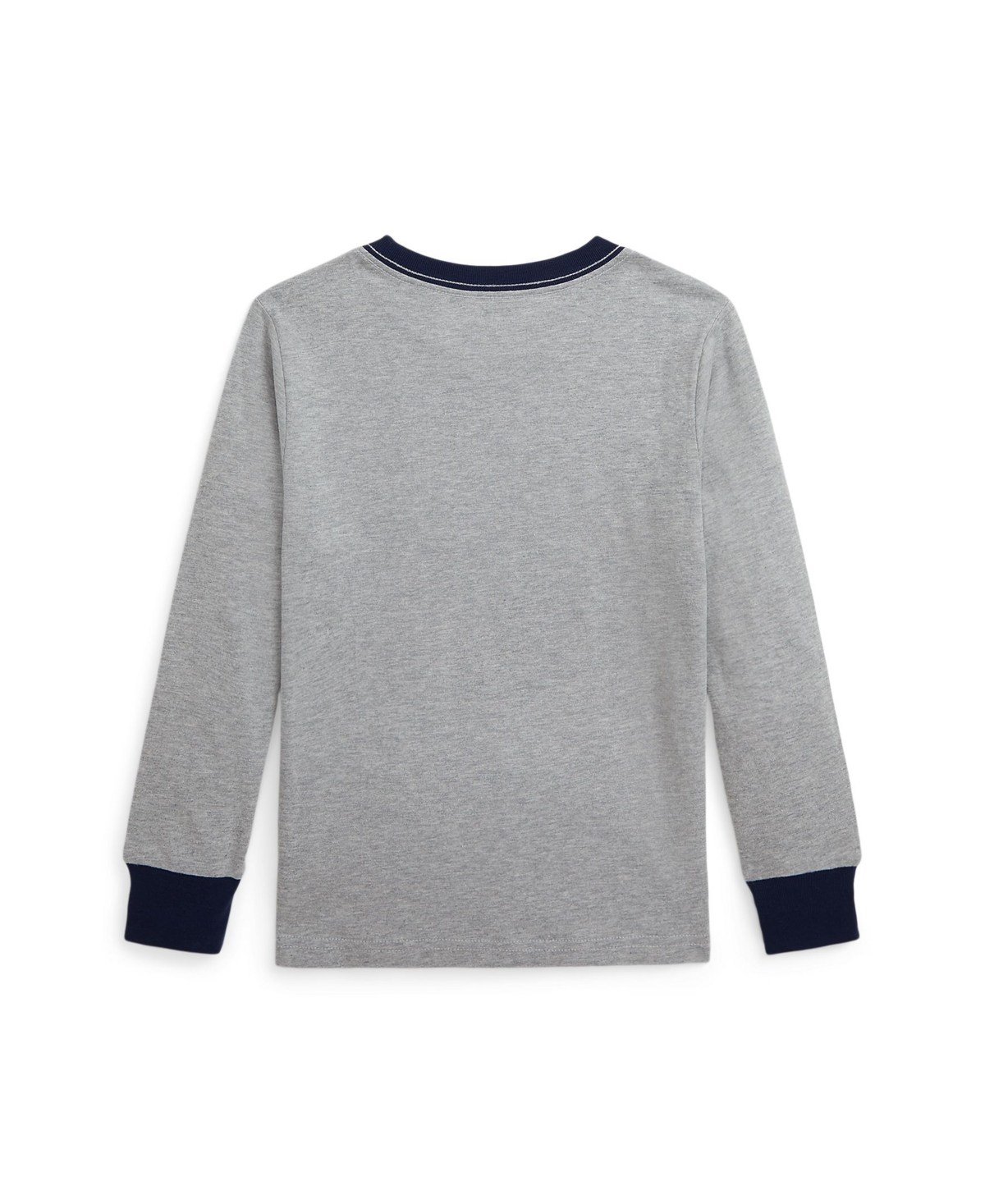 Polo Ralph Lauren Toddler and Little Boys Corduroy-Logo Cotton Long-Sleeve Tee
