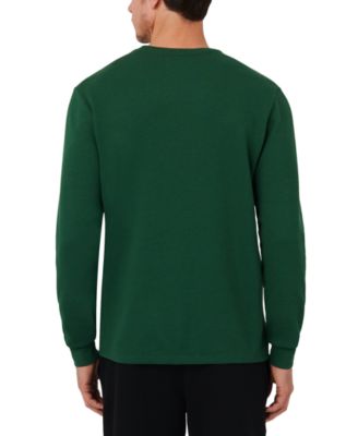 Men's Waffle-Knit Thermal Sleep Shirt