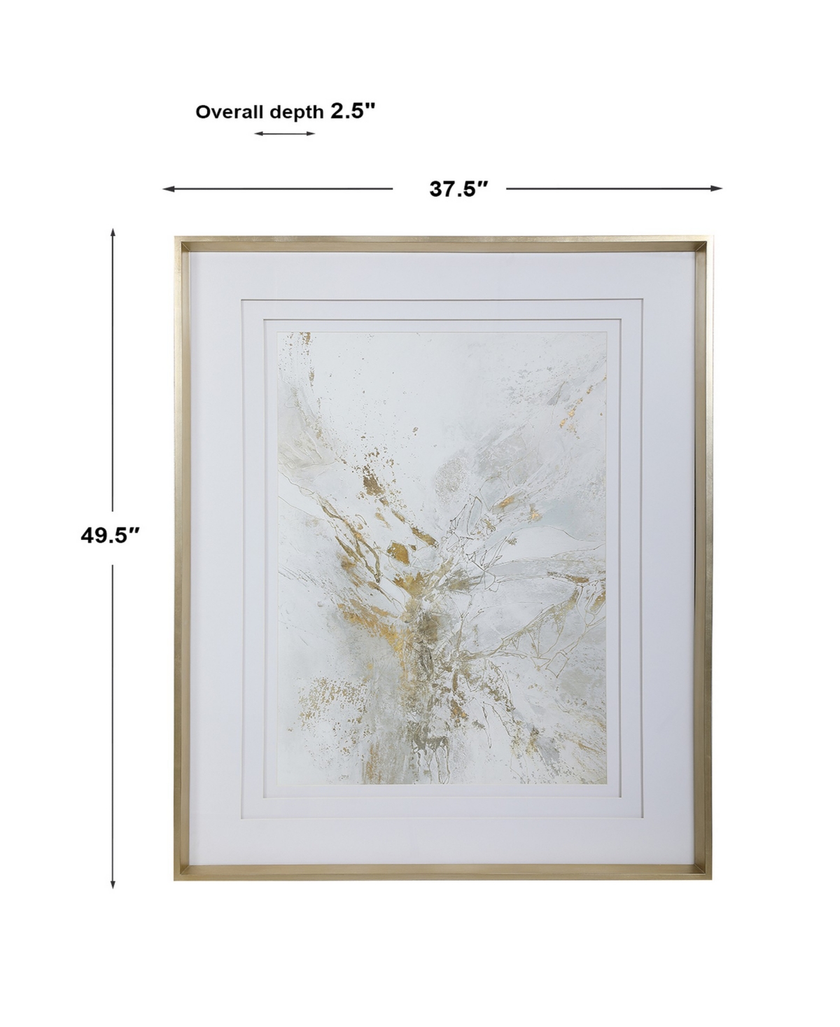 Uttermost Pathos Framed Print In Gray