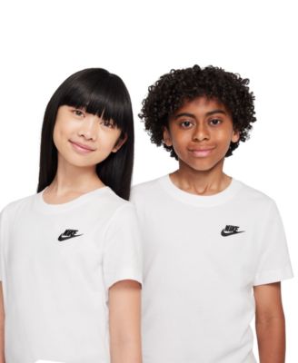  Kids' Sportswear Embroidered Logo Graphic T-Shirt