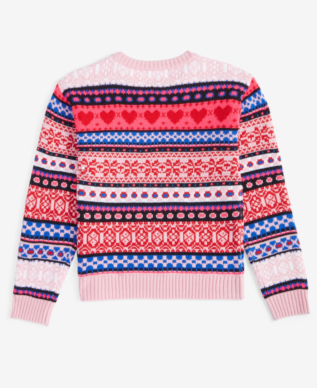 Epic Threads Girls Fair Isle Stripes Pullover Sweater, Created for Macy's