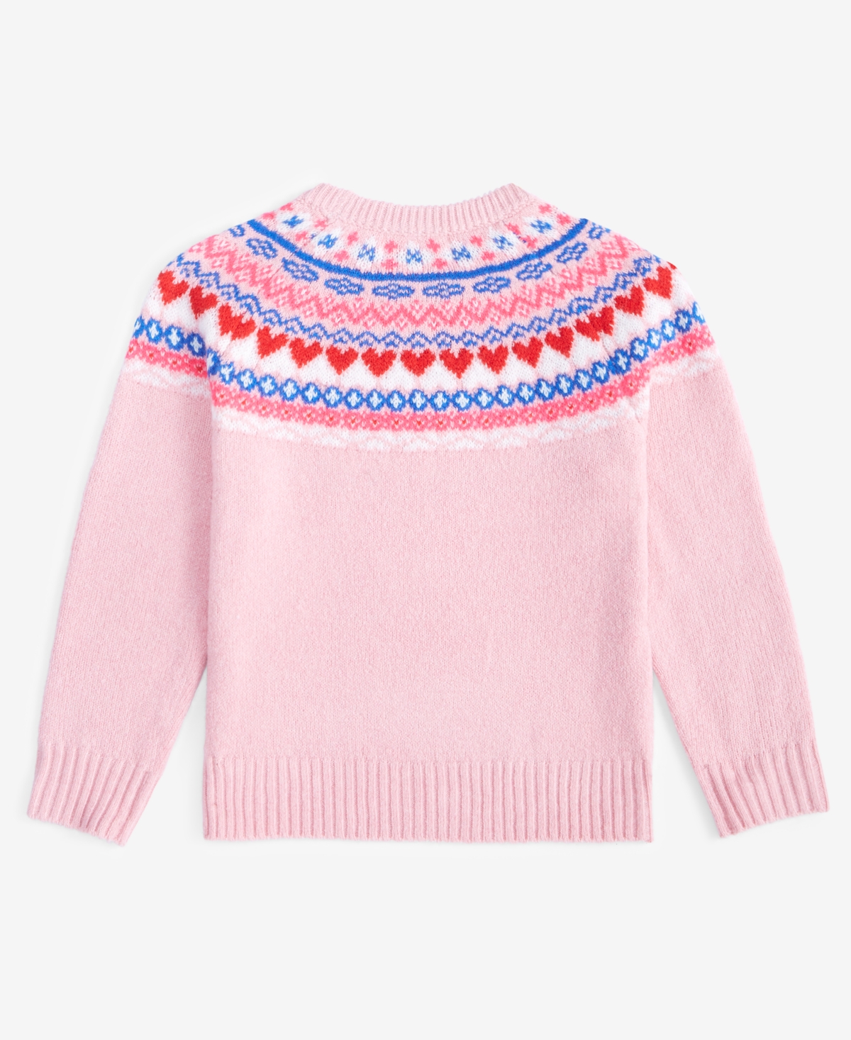 EPIC THREADS TODDLER GIRLS FAIR ISLE CREWNECK SWEATER, CREATED FOR MACY'S 