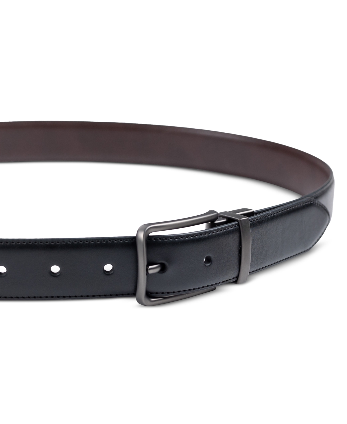Shop Alfani Men's Reversible Belt, Created For Macy's In Black,brown