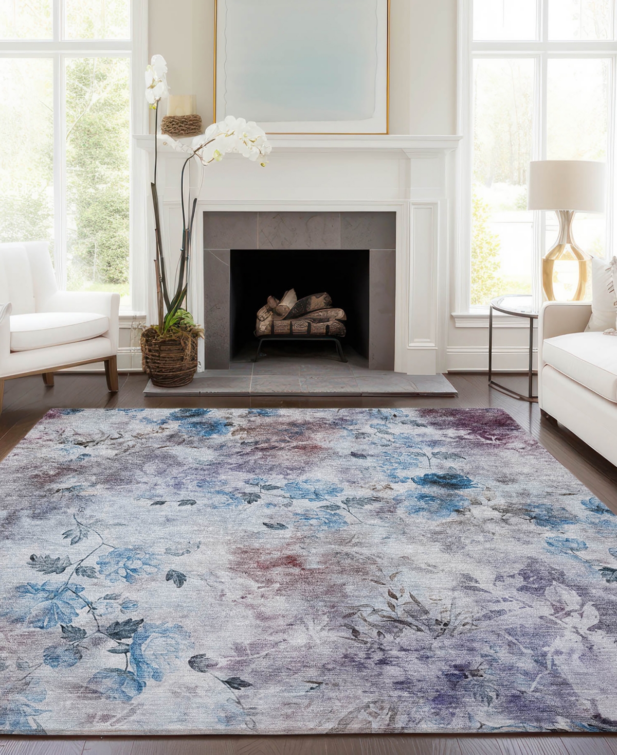 Addison Chantille Acn696 9'x12' Area Rug In Blue