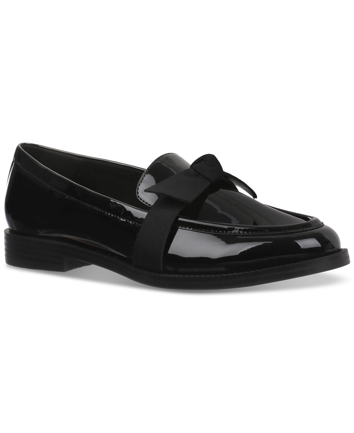 Macy's black loafers on sale