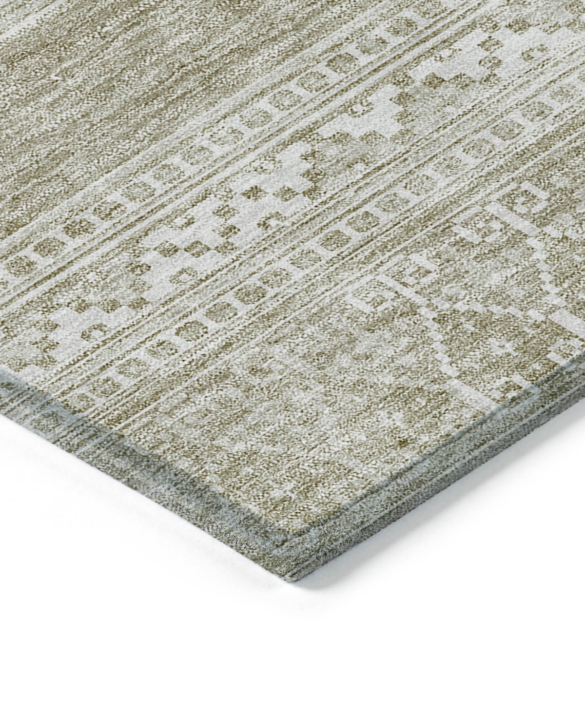 Addison Chantille Acn668 9'x12' Area Rug In Khaki