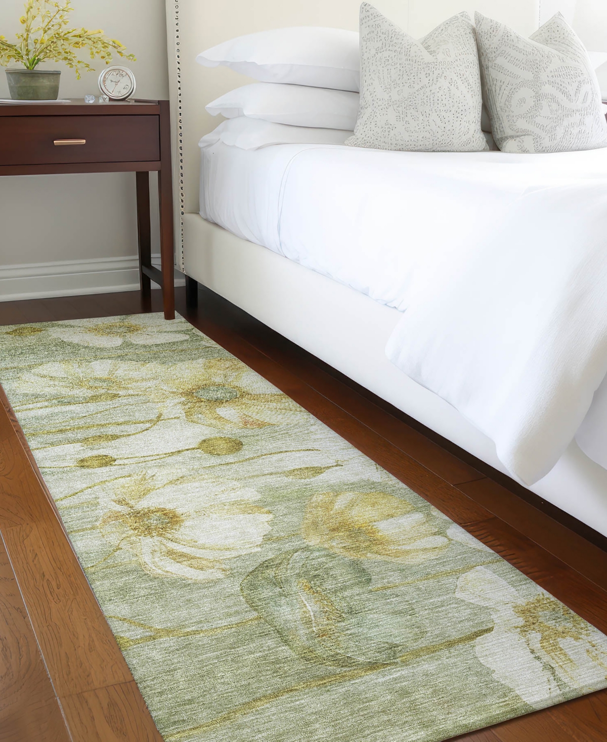 Addison Chantille Acn712 2'3"x7'6" Runner Area Rug In Sage