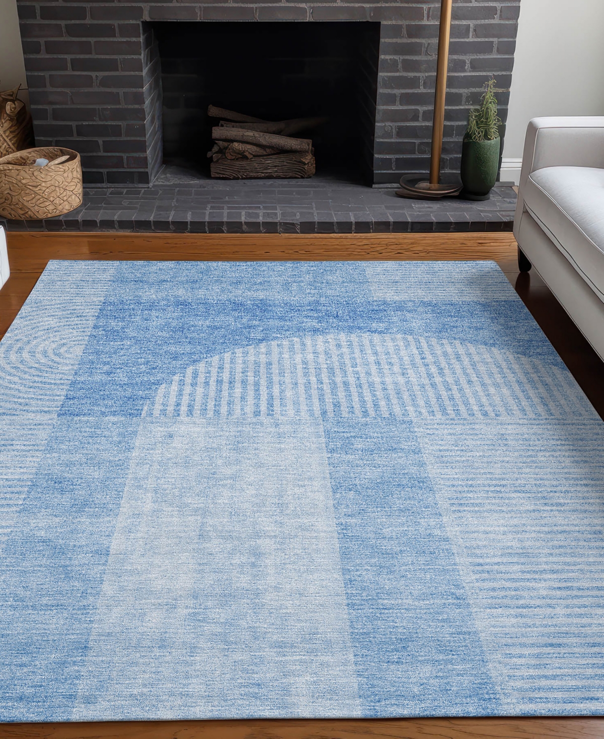 Addison Chantille Acn711 9'x12' Area Rug In Blue