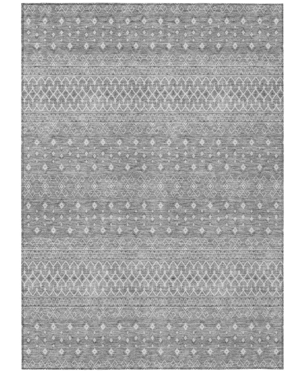 Addison Chantille Acn686 2'6"x3'10" Area Rug In Silver