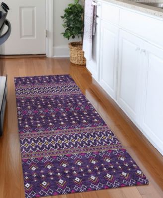 Chantille Machine Washable ACN708 2'3"x7'6" Runner Area Rug
