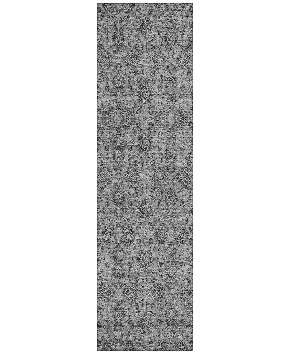 Addison Chantille Acn702 2'3"x7'6" Runner Area Rug In Gray