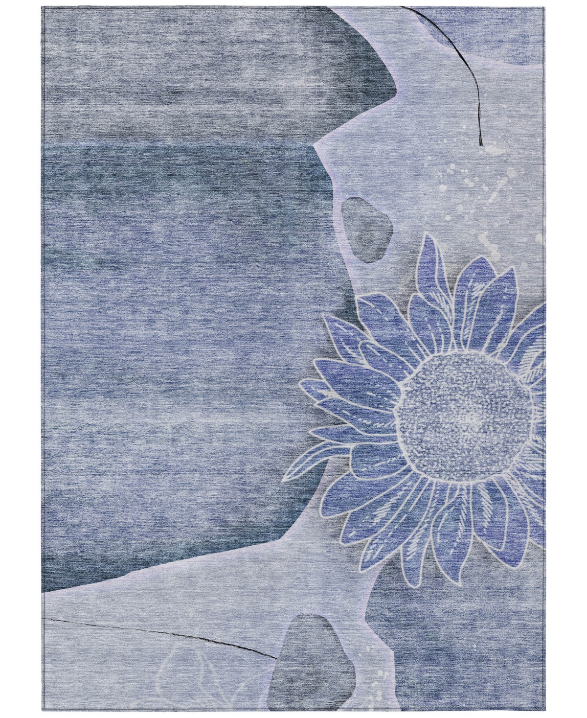 Addison Chantille Acn682 5'x7'6" Area Rug In Blue