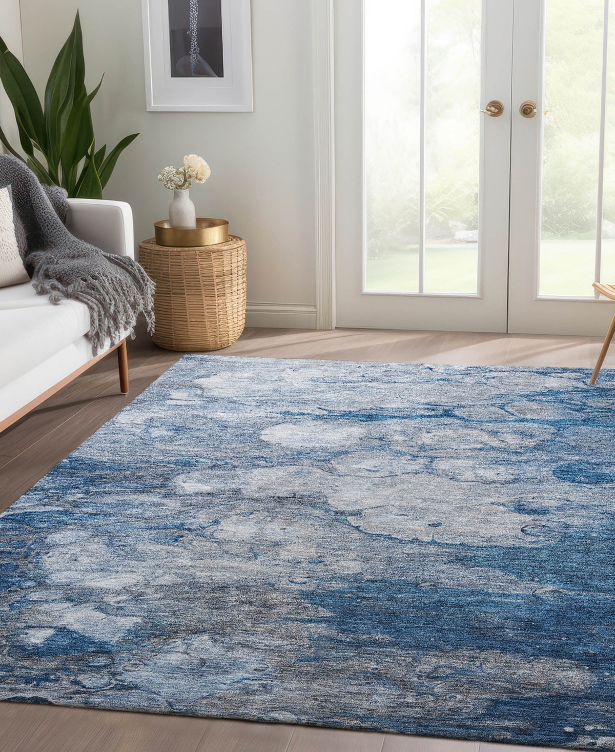 Addison Chantille Acn678 8'x10' Area Rug In Blue