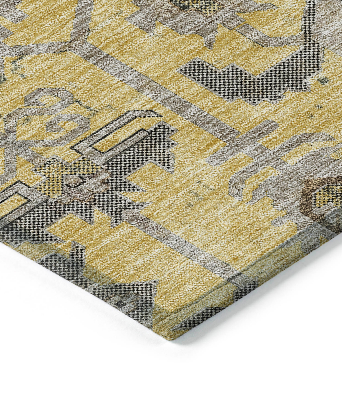 Addison Chantille Acn697 8'x10' Area Rug In Gold