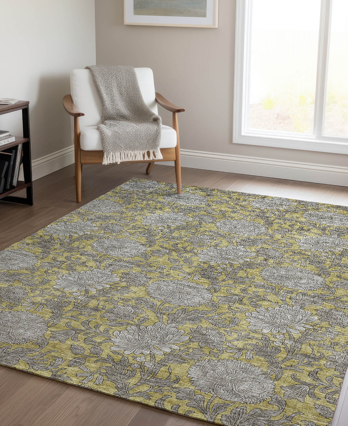 Addison Chantille Acn677 9'x12' Area Rug In Gold