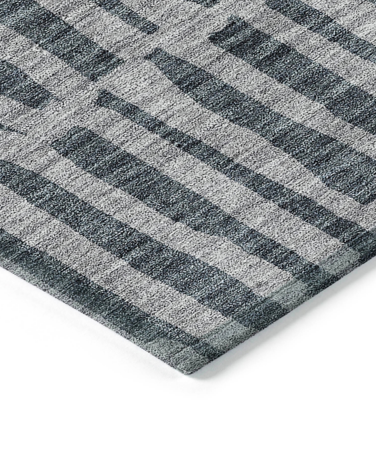Addison Chantille Machine Washable Acn674 9'x12' Area Rug In Charcoal