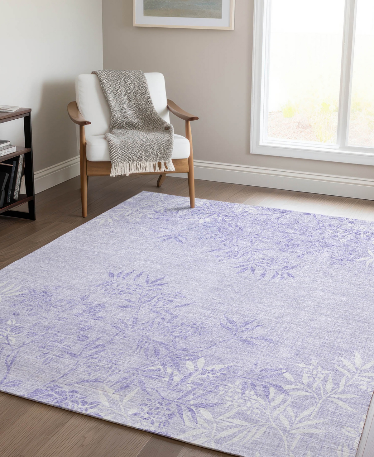 Addison Chantille Acn673 9'x12' Area Rug In Lilac