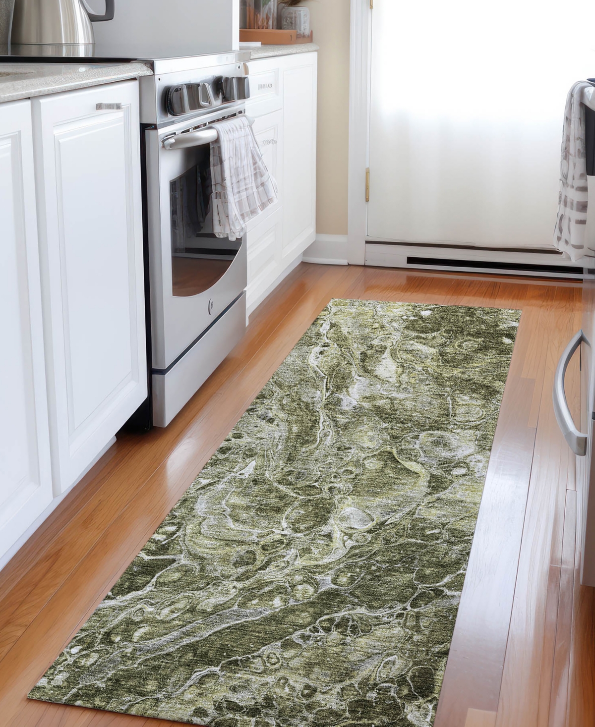 Addison Chantille Acn661 2'3"x7'6" Runner Area Rug In Taupe