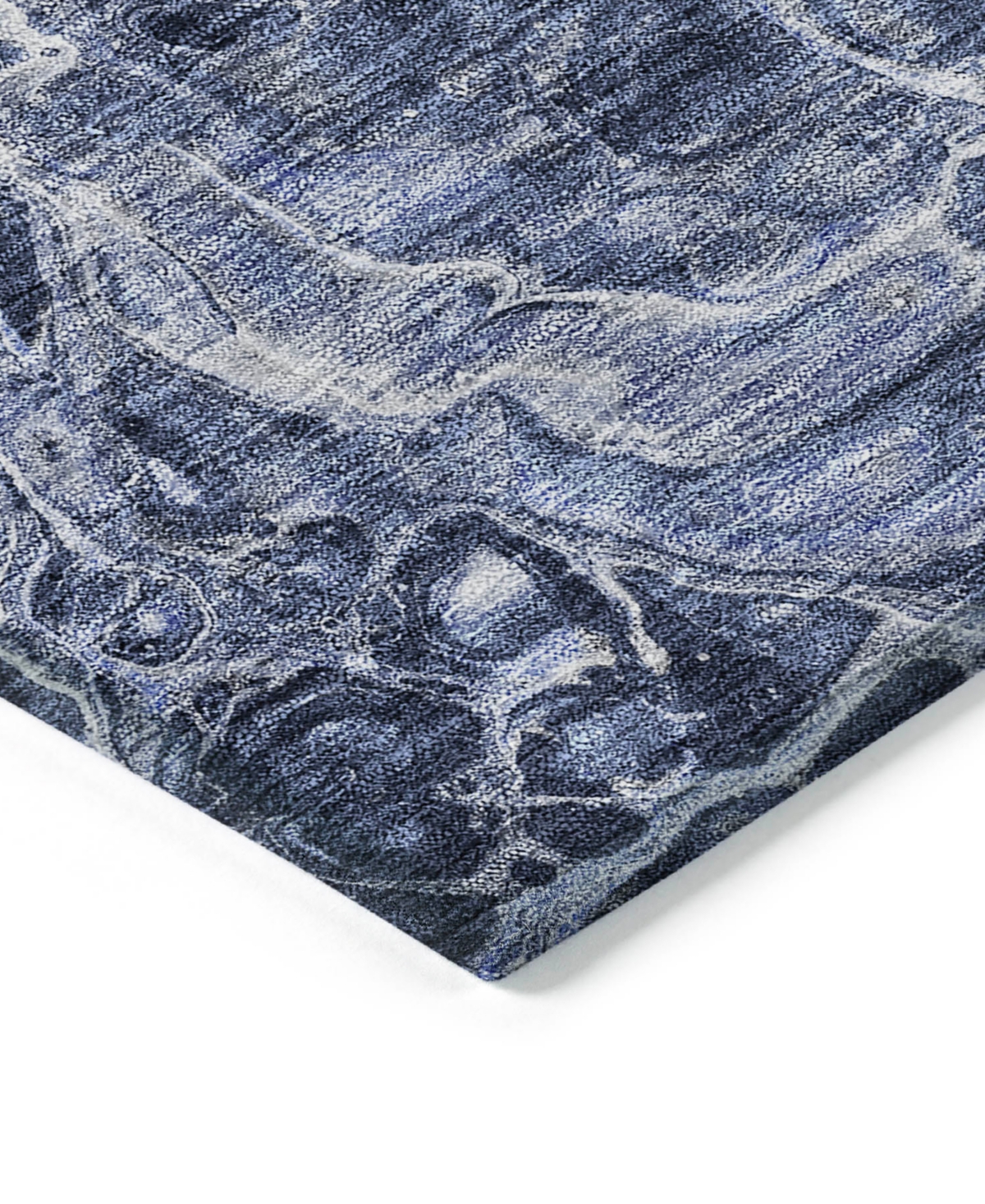 Addison Chantille Acn682 5'x7'6" Area Rug In Navy