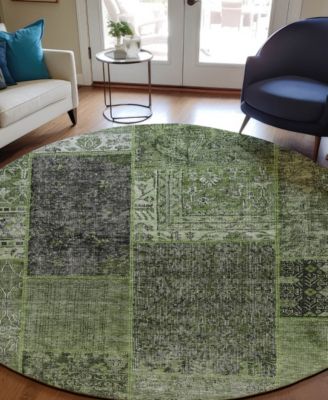 Addison Chantille Machine Washable ACN669 8'x8' Round Area Rug