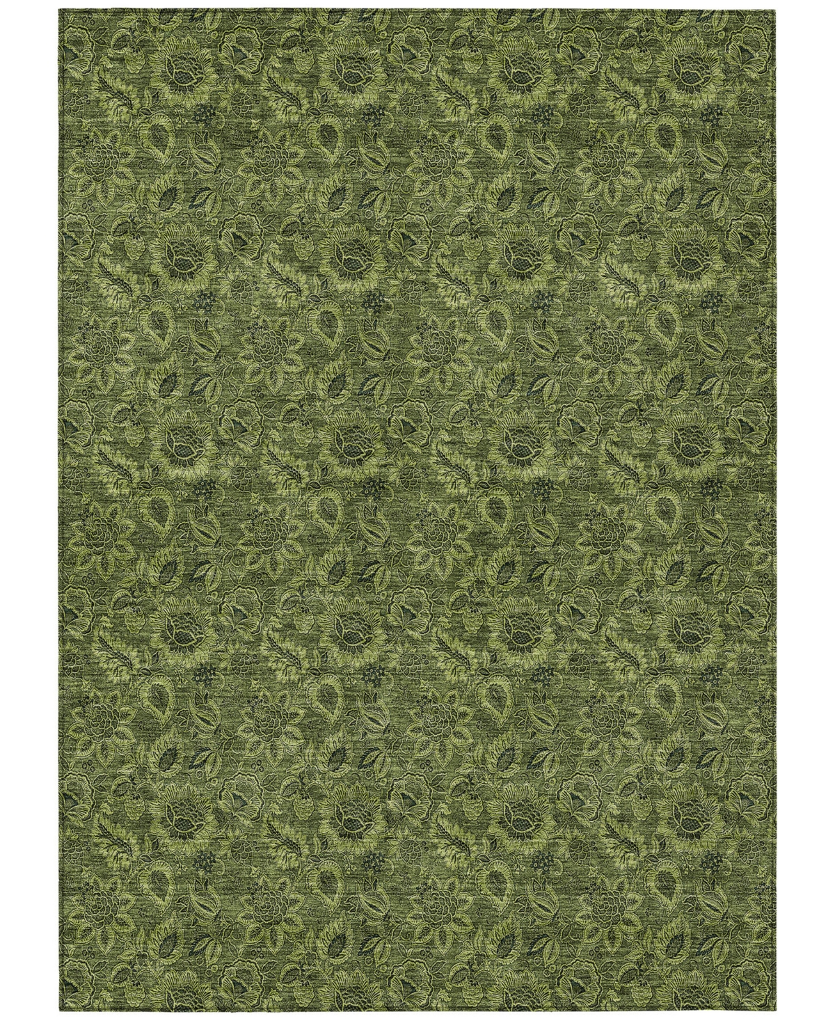 Addison Chantille Acn682 3'x5' Area Rug In Olive