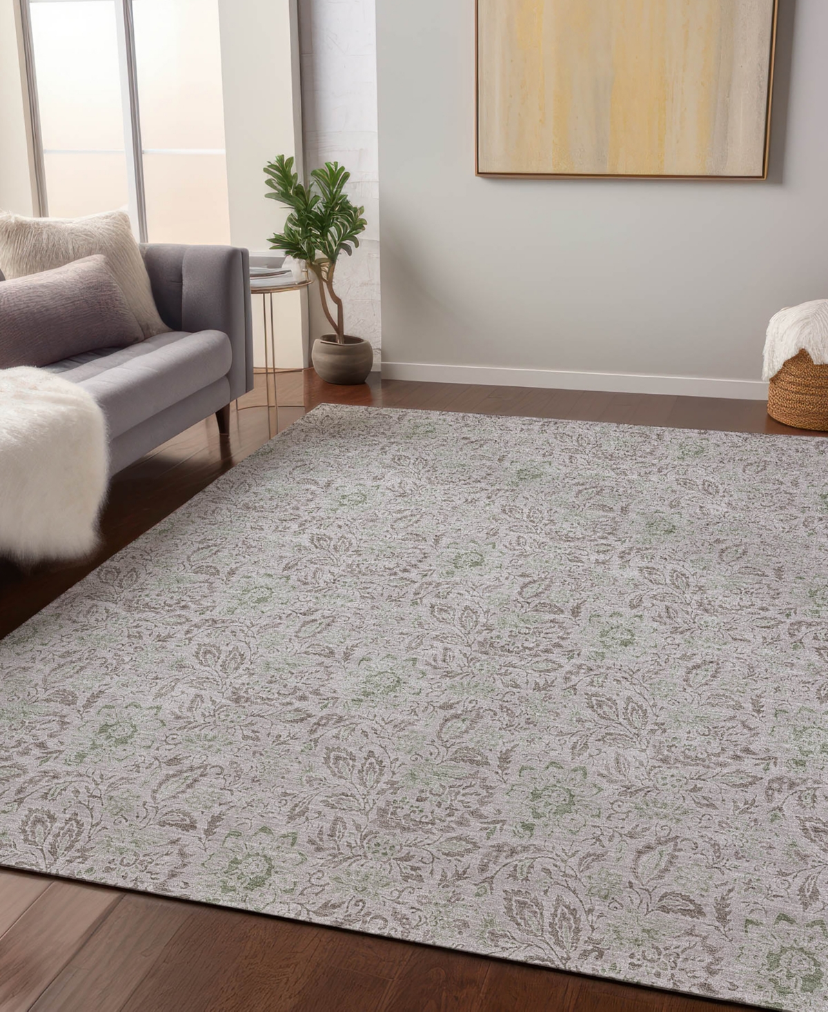Addison Chantille Acn686 2'6"x3'10" Area Rug In Taupe