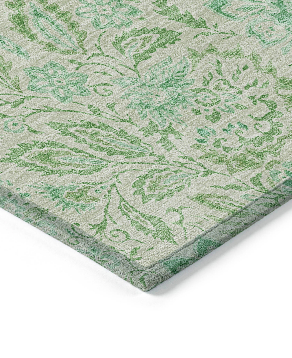 Addison Chantille Machine Washable Acn660 3'x5' Area Rug In Green