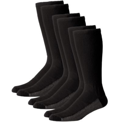 Men's Full Length Cushioned Crew Socks 3-Pack