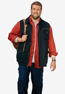 Big & Tall by KingSize Long Sleeve Pilot Shirt