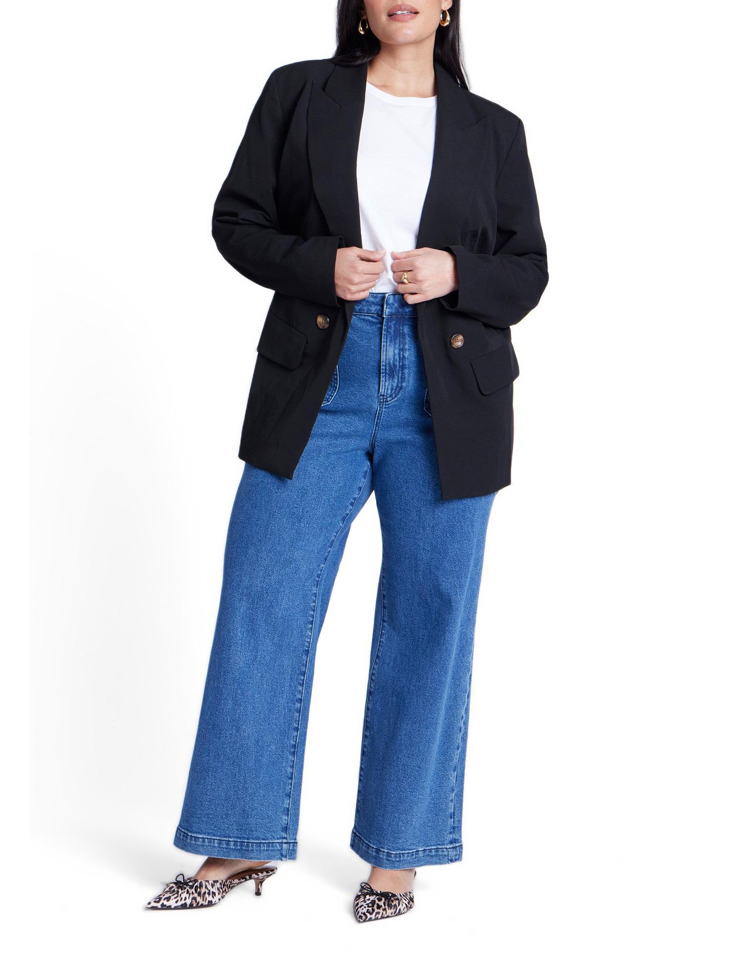 Women's Long Relaxed Blazer