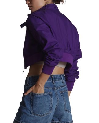 Women's Mini Cropped Racer Jacket